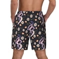 thumbnail image 2 of Lsque Mens Swim Trunks Snake And Floral1 Pattern - Bathing Suit Compression Liner - Beach Swim Shorts Swimwear - (S-3XL) - Stretch Quick Dry -3X-Large, 2 of 9