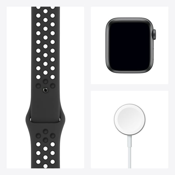 Condensar nombre de la marca partícipe Apple Watch Nike Series 6 GPS, 40mm Space Gray Aluminum Case with  Anthracite/Black Nike Sport Band - Regular - Walmart.com