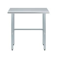 thumbnail image 2 of AmGood 14 in. x 36 in. Open Base Stainless Steel Work Table | Residential & Commercial, 2 of 9