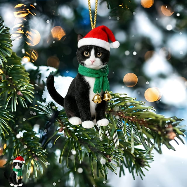 Adornos navideños acrílicos | Colgantes religiosos redondos de 3,15 pulgadas, decoraciones navideñas duraderas para el árbol de Navidad, decoración del hogar, regalos, duraderos y ligeros.