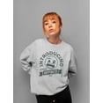 thumbnail image 2 of Introducing Happiness - Retro Laughing Emoji Women's Sweatshirt, 2 of 4