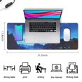 thumbnail image 5 of Red Planet&nbsp;desk Mouse Padwaterproofno Slip&nbsp;for Office Home Work GamingmousepadsRubber Base Mousepad with Stitched Edges 31.5x11.8inches, 5 of 7
