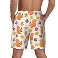 thumbnail image 4 of Goofa Cartoon Squirrel Printed Men's Swim Trunks Board Shorts Quick Dry Mens Swimming Trunks with Compression Liner,Breathable Fit Hawaii Beach Shorts-3X-Large, 4 of 9