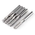 thumbnail image 2 of 5pcs Tungsten Carbide End End Mill Single Flute End Mill Power Tool Parts Accessories End Mills Bits 6mm Shank Single Flute Spiral CNC PVC MDF Milling Router, 2 of 8