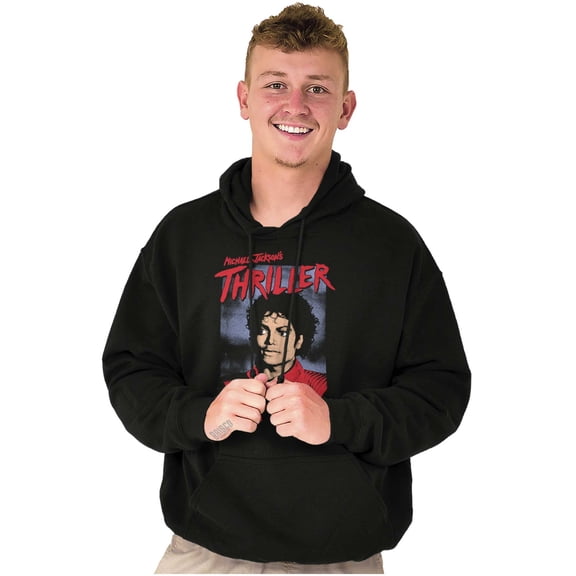 Michael Jackson King of Pop Thriller Graphic Pullover Hoodie Brisco Brands S