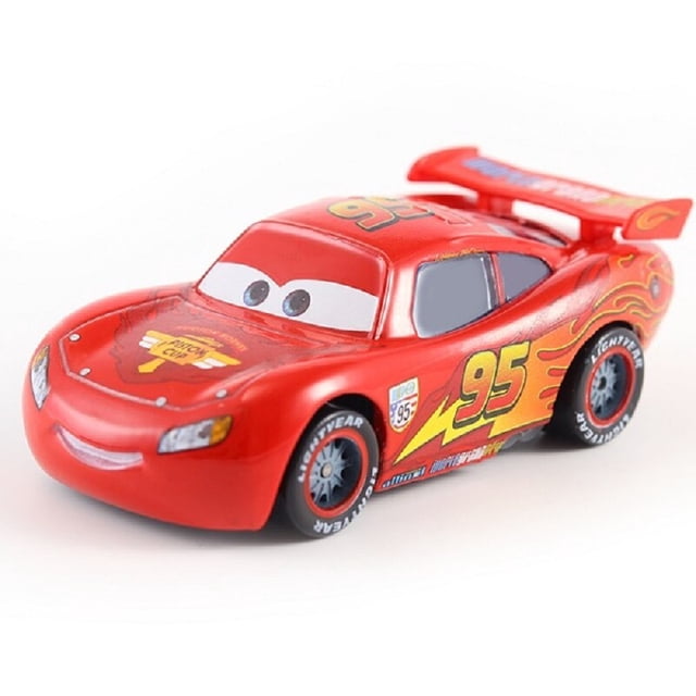Disney Pixar-coches 2 y 3 de la Miss Fritter, Frank McQueen, Mater Jackson Storm, Mack, tío Truck 1:55, aleación de Metal fundido a presión, regalo para niños hola suerte unisex