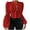 Red, variant on tarylea Plus Size Tops for Women Eyelet Patchwork Shirts Long Lantern Sleeve Button down Tops Going out Cute Tops