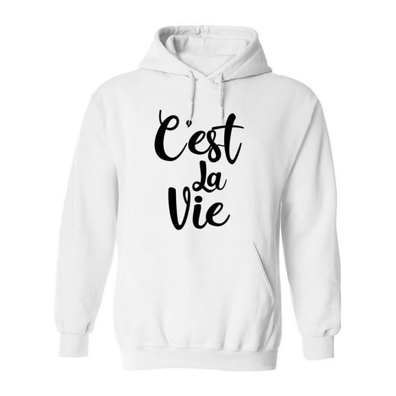 C'est La Vie Hoodie Women -SPIdeals Designs, Female 3X-Large