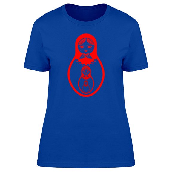Three Red Russian Dolls Tee Women's -Image by Shutterstock
