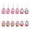 B, variante sur TIELUTT Œufs de Pâques Motif Polka Maternelle avec Lanière Poulet en Mousse et Lapin Bâtons Lumineux Décoratifs Colorés pour Œufs de Pâques Décorations de Fenêtre en Verre Lot de Piques à Baies Givrées