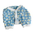 thumbnail image 1 of Camisa para mascotas, suave, transpirable, estampado de flores, cierre de botón a presión, ropa de algodón para cachorros y gatos para primavera y otoño, 1 of 8