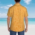 thumbnail image 4 of Haiem nachos cracker Printed Hawaiian Shirt for Men - Men’s Casual Beach Summer Shirts - Stretch Fabric with Modern Fit,Medium, 4 of 7