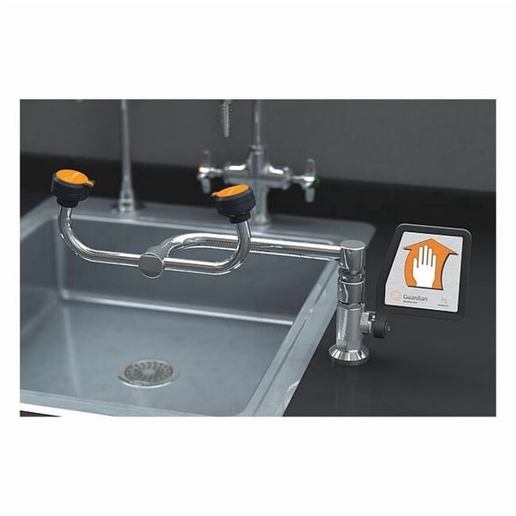 Guardian Equipment Eyewash,Deck Mount,Right,17-3/8W,4-1/8D G1806