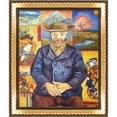 thumbnail image 1 of Tori Home Portrait of Pere Tanguy by Vincent Van Gogh Framed Painting, 1 of 1
