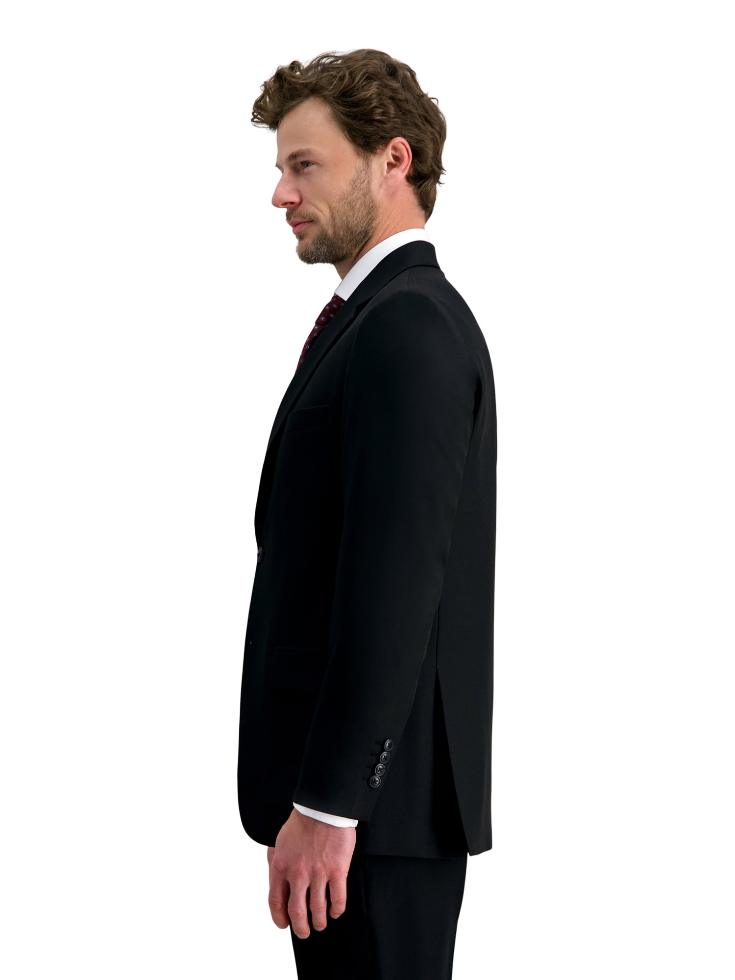 George Men's Comfort Stretch Suit Separates Jacket, Straight Fit 40-60 Size Range