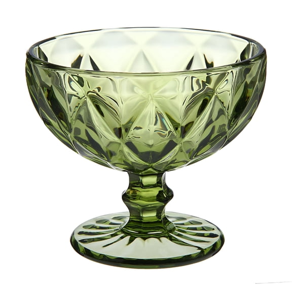 ACDANC Serving Bowls Green Cruise Dessert Bowl 250 Ml Ice Cream Bowl Glass Dinnerware