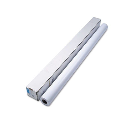 DesignJet Inkjet Large Format Paper 7 mil, 60" x 100 ft, Semi-Gloss White
