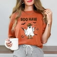 thumbnail image 2 of Boo Haw Ghost Cowboy Halloween T-Shirt – Funny Western Spooky Tee for Fall, Trick or Treat & Costume Lovers, 2 of 6