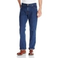 thumbnail image 1 of Dickies Jean Homme Coupe Décontractée Doublé Flanelle, Délavé Pierre, 32x32, 1 of 4