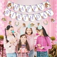 thumbnail image 3 of Kreatwow Horse Happy Birthday Banner Horse Party Decor Garland Purple Western Cowgirl Party Decor Wild West Cowgirl Rodeo Birthday Horse Birthday Supply With Horse Boot Design for Girl's Birthday, 3 of 6