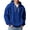 AB230 Dark Blue, variant on Bainana Men'S Half Zip Hoodie Long Sleeve Soft Hoody Solid Color Hooded Tops Party Wear Fall Outfit Size L