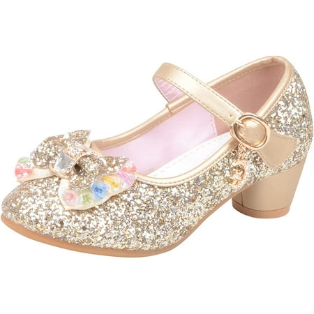 

QWZNDZGR Baby Girls Mary Jane Flats Dress Shoes Mary Jane Dresses Shoes Premium Lightweight First Walkers Toddler Princess Dress Shoes
