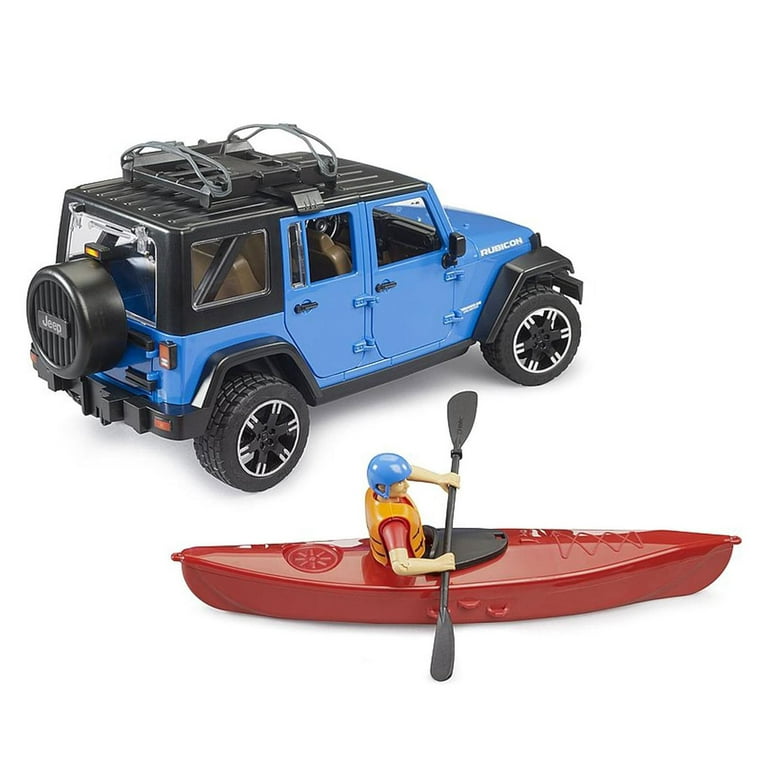 Bruder 1/16 Jeep Wrangler Rubicon Unlimited with Kayak and