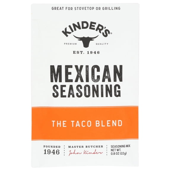 Kinders - Seasoning Taco Blend - 0.8 Oz, Case of 15