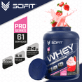 thumbnail image 5 of Proteína 100% Whey SCIFIT Sabor a Cupcake de Fresa 5 lb 61 serv, 5 of 5