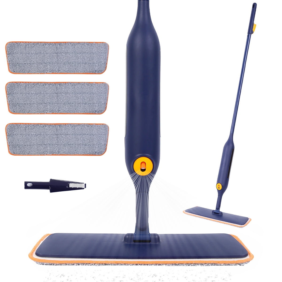 Spray Mop for Floor Cleaning Microfiber Wet Jet Flat Mop (Blue
