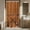 A-door Brown, variant on Stall Rv Half Barn Door Shower Curtain 36Wx72H Inch Small Stand up Rustic Farmhouse Barnwood Western Plank Brown Door Curtain Country Bathroom Decor Fabric Polyester Waterproof 7 Pack Hooks