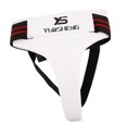 thumbnail image 2 of Mujeres Taekwondo Sunnimix Protector MMA Copa De Boxeo Guantes Abdominales Color blanco Tamaño M, 2 of 7