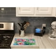thumbnail image 2 of Peonies in Watercolor Glass Cutting Board Large 12 in x 15 in, 2 of 5
