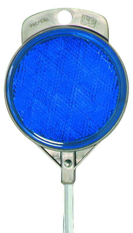 48" Blue DM100B48 HY-KO PROD Driveway Marker Double Sided Reflector 