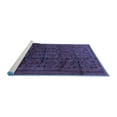 thumbnail image 2 of Ahgly Company Machine Washable Indoor Square Persian Blue Traditional Area Rugs, 3' Square, 2 of 4