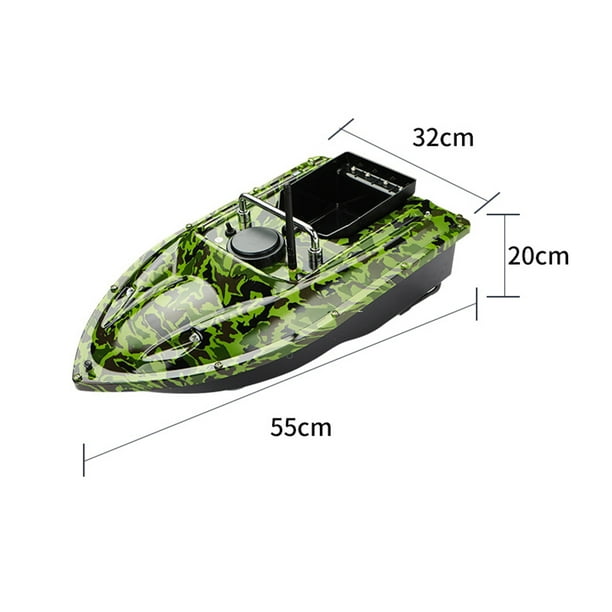 Remote Control Bait Boat for Fishing 500 Meters Double Motor with Night  5200mah Battery Storage Bag Package 