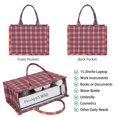 thumbnail image 1 of Large Capacity Tote Bag,Multi Color Checkerboard Checkered Pattern Handbag Fashion Luxury Tote Bag,15.7"x13"x 5.1" Inches,Laptop Compatible, 1 of 3