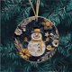 thumbnail image 5 of Wmhnj Adorno navideño colgante de acrlico azul marino y dorado de 8 cm (3,14 pulgadas) para rbol de Navidad, decoracin para el hogar o el coche, arte, impresin plana, decoracin navideña, 5 of 8