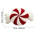 thumbnail image 2 of Christmas Candy Throw Pillows Xmas Cane Round Pillow Cute Sweet Shaped Decorations for Bedroom Living Room Winter Home Decor, Cute Throw Pillows(20inch), 2 of 3