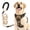 Brown, variant on MASBRILL Dog Harness and Leash Set, No Pull Vest Harness, Reflective Adjustable Soft Padded Pet Harness with Handle for Small to Large Dogs