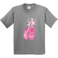 thumbnail image 3 of Inktastic Ballet Shoes, Ballet Slippers, Ballet Dance, Pink Youth T-Shirt, 3 of 5