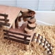 thumbnail image 3 of Plataforma de Escalada ANGGREK para hámster de madera de 2 Niveles Materiales naturales, 3 of 7