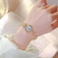 thumbnail image 2 of Luxury Ladies Hollow Four Leaf Grass Bracelet Chain Watches Waterproof Fashion Dress Quartz Watch, 2 of 6