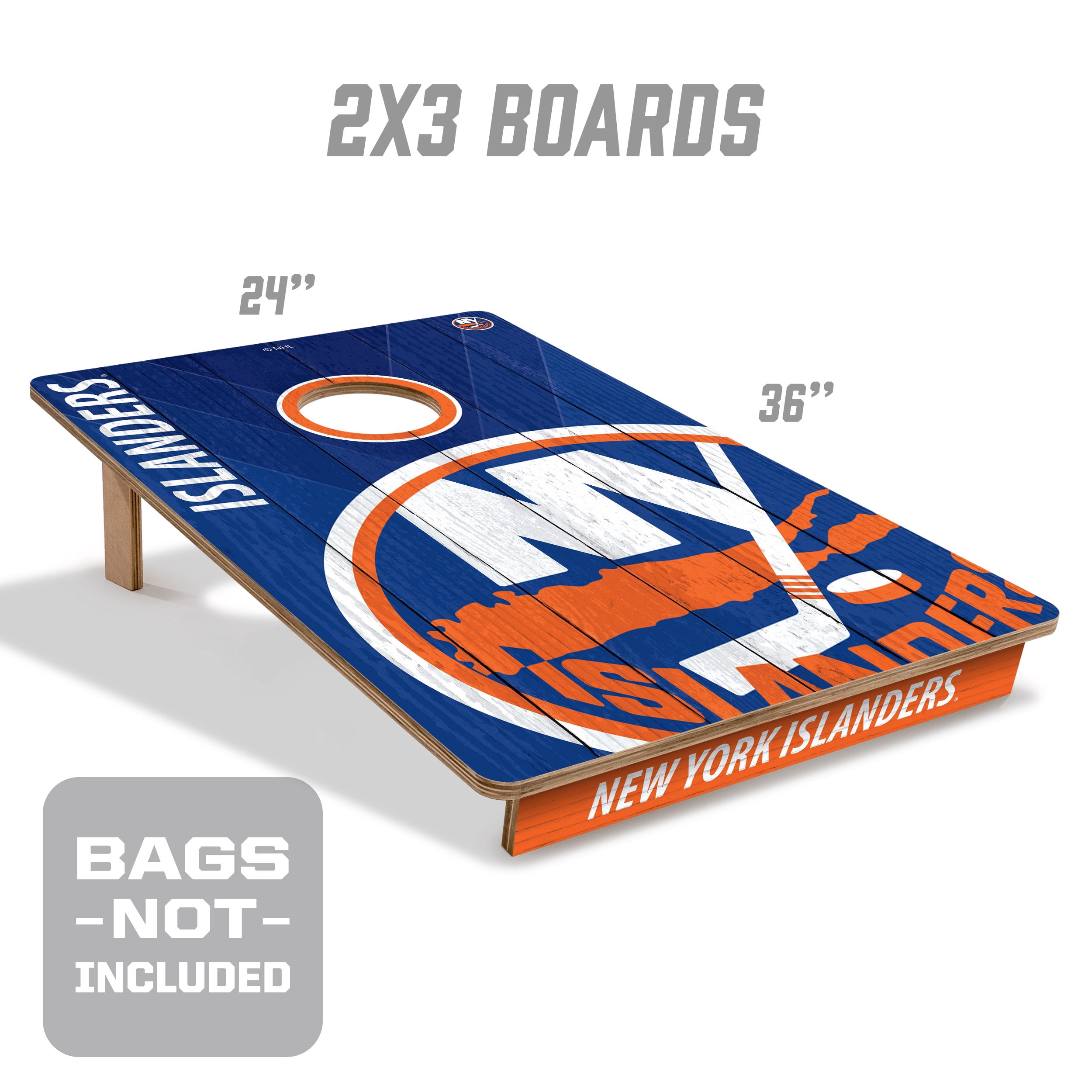 YouTheFan NHL New York Islanders 2' x 3' Cornhole Game No Bags