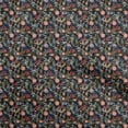 thumbnail image 1 of oneOone Silk Tabby Black Fabric Batik Quilting Supplies Print Sewing Fabric By The Yard 42 Inch Wide, 1 of 5