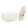 thumbnail image 4 of Pack of 6 Melamine Zen Swirl Eggplant Small Soy Sauce Or Condiment Round Dishes, 4 of 5