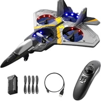 RC Planes for Kids Adults, Foam Remote Control Airplane Jet Helicopter Drone Toys for Kids Adults 8-12 12-16, Remote Control Plane Airplane Toys with LED Lights, 360° Flip Stunt Rotation