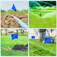 thumbnail image 3 of Marking Flags Marker Flags for Lawn 30 Pack, PVC Small Flags, Blue, 3 of 5