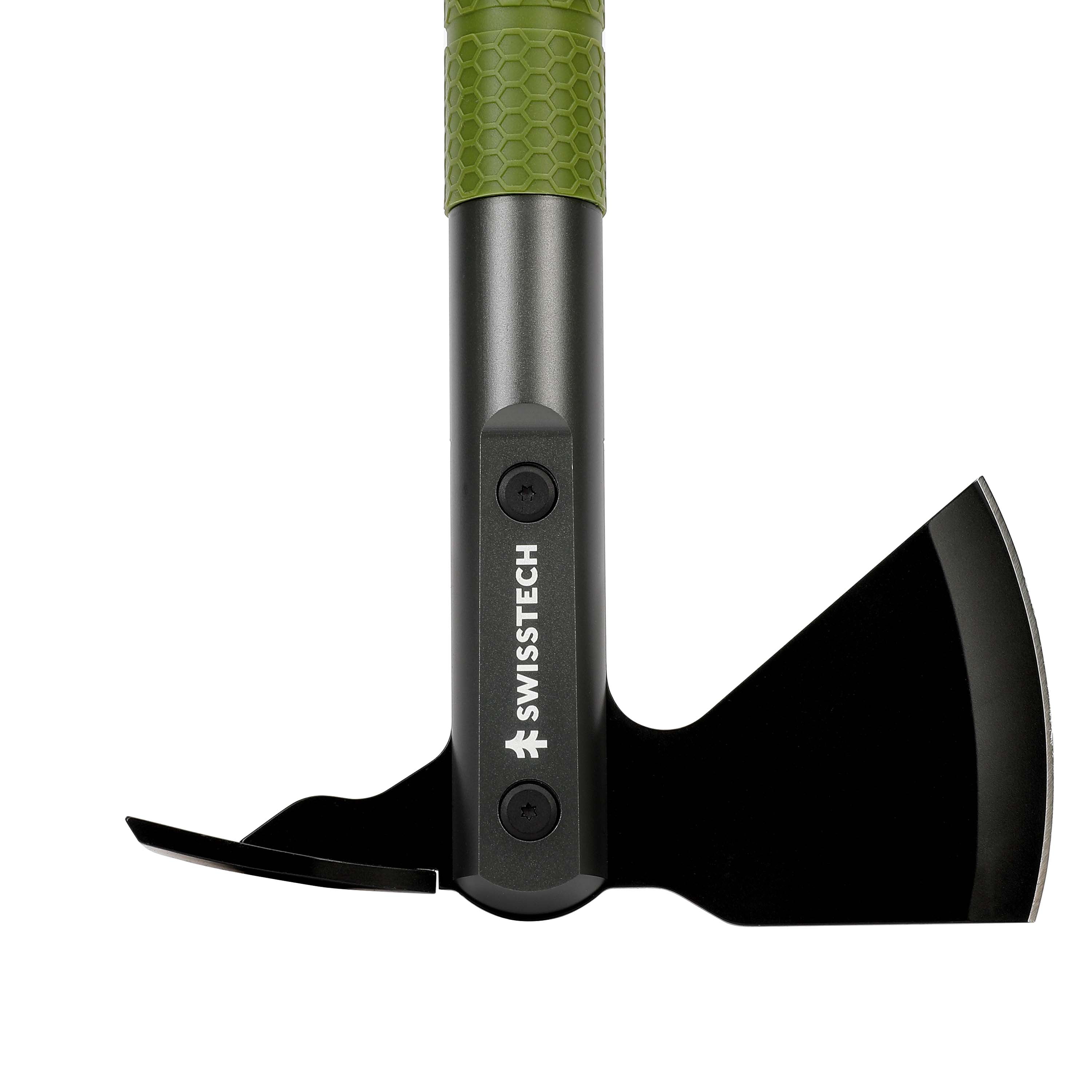 Swiss Tech Beilwerk Camping Hatchet, Stainless Steel Head
