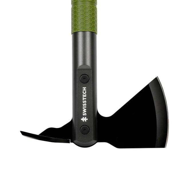 Swiss Tech Beilwerk Camping Hatchet, Stainless Steel Head